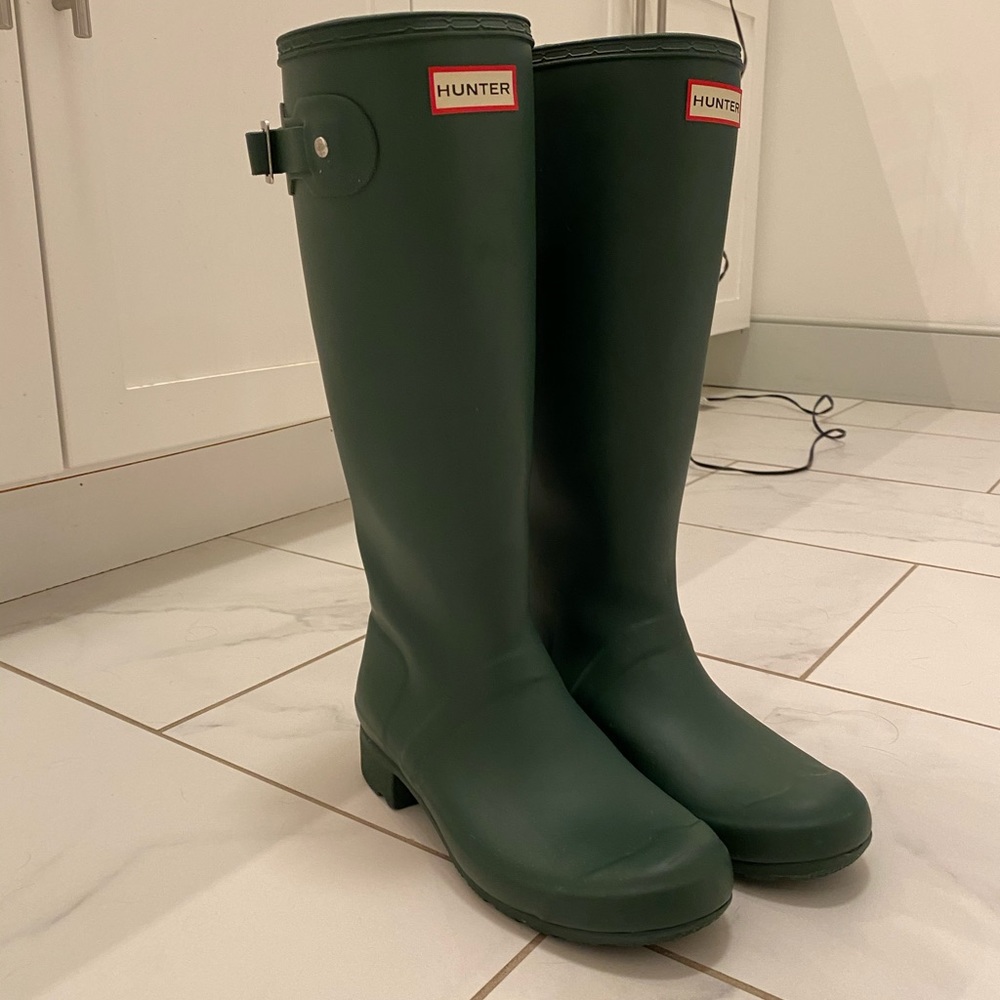 Hunter tall rain boots